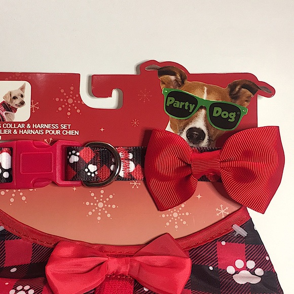 NEW DOG COLLAR & HARNESS SET SIZE M - Picture 3 of 9